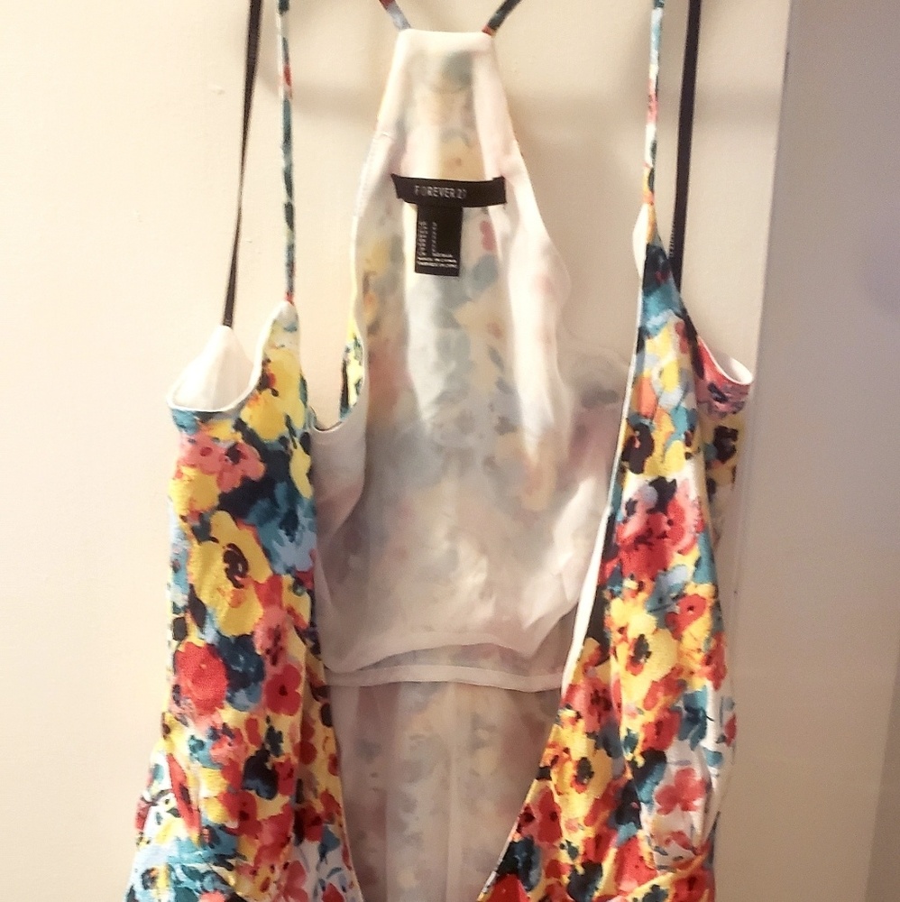 Forever 21 summer tie up shirt